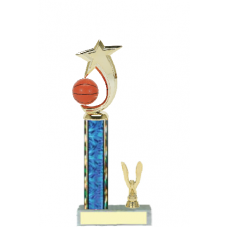 Trophies - #Basketball Shooting Star Spinner C Style Trophy